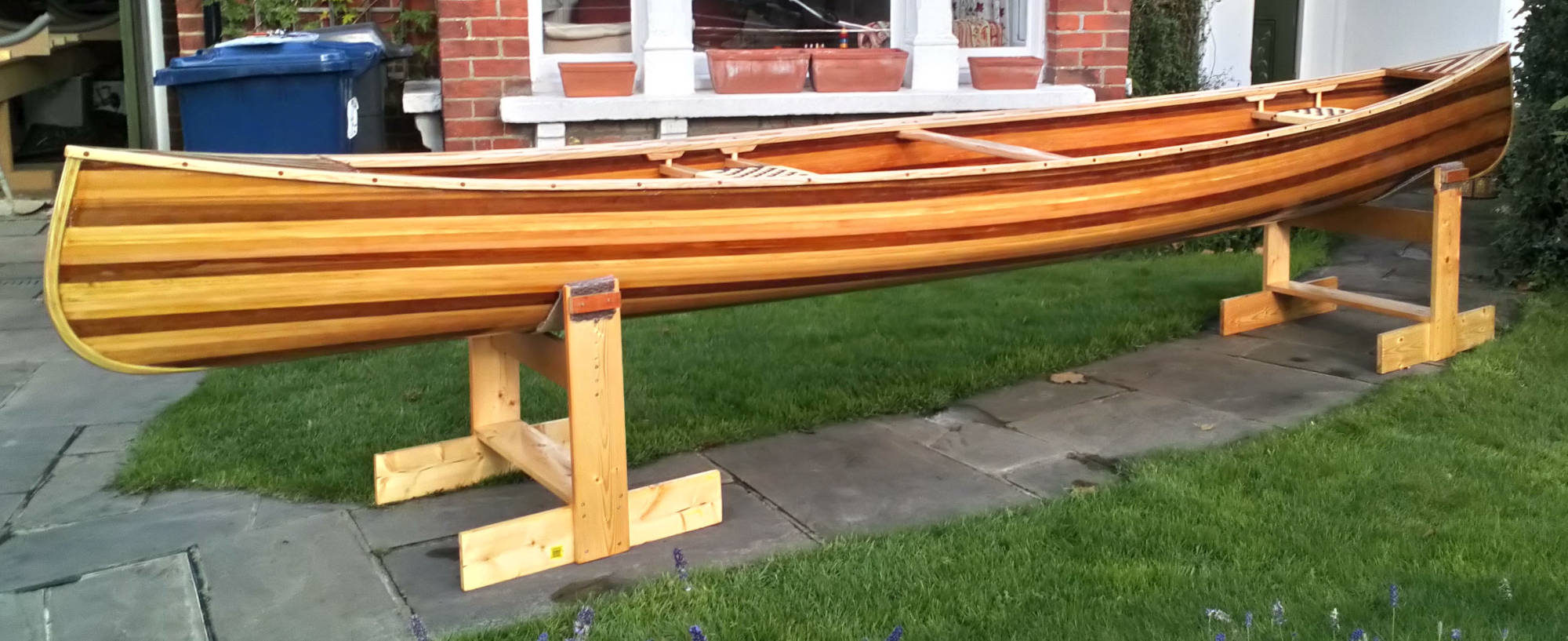 Canoe built by Peter Miller