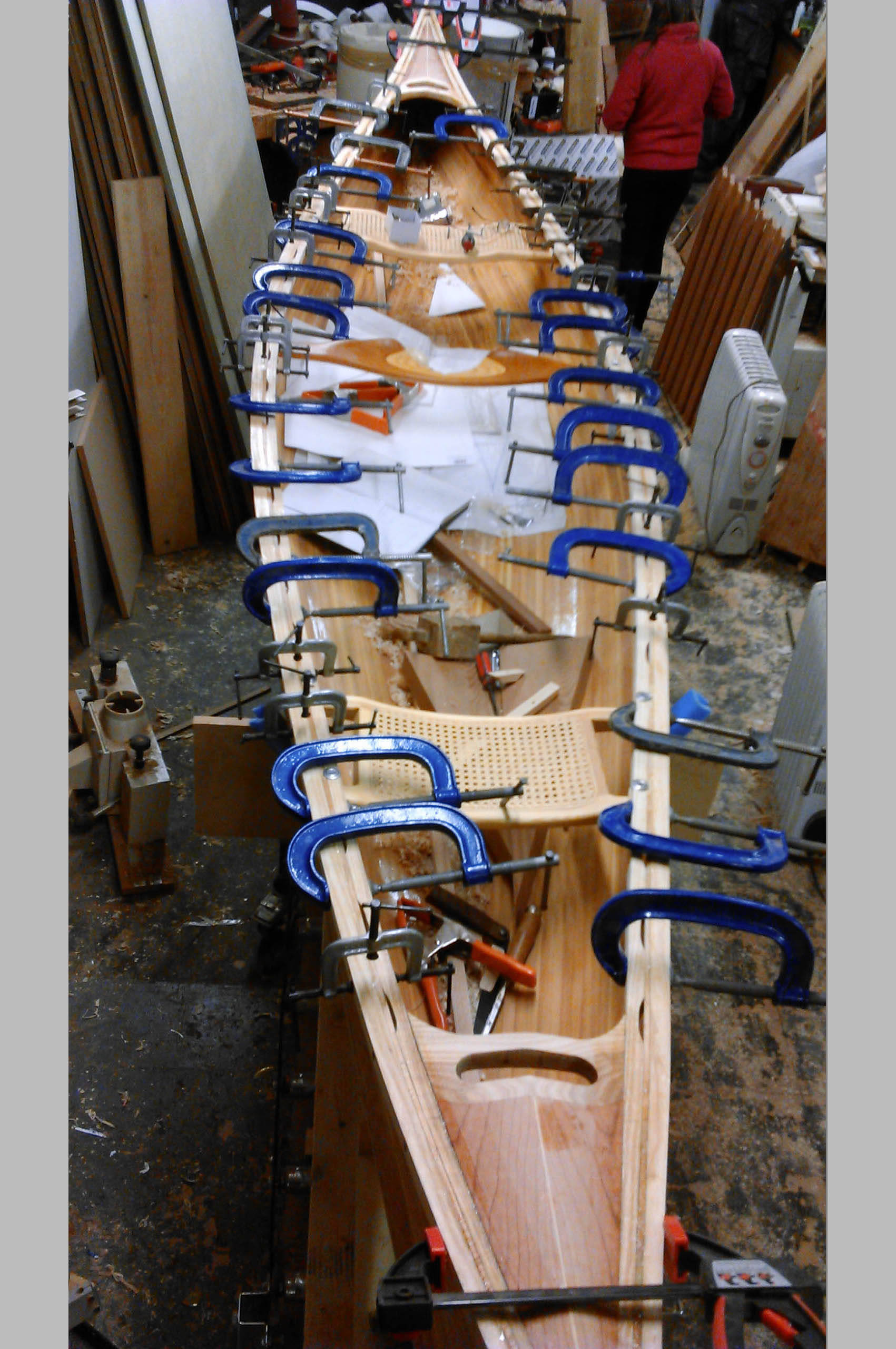 Cedar Strip Canoe Construction
